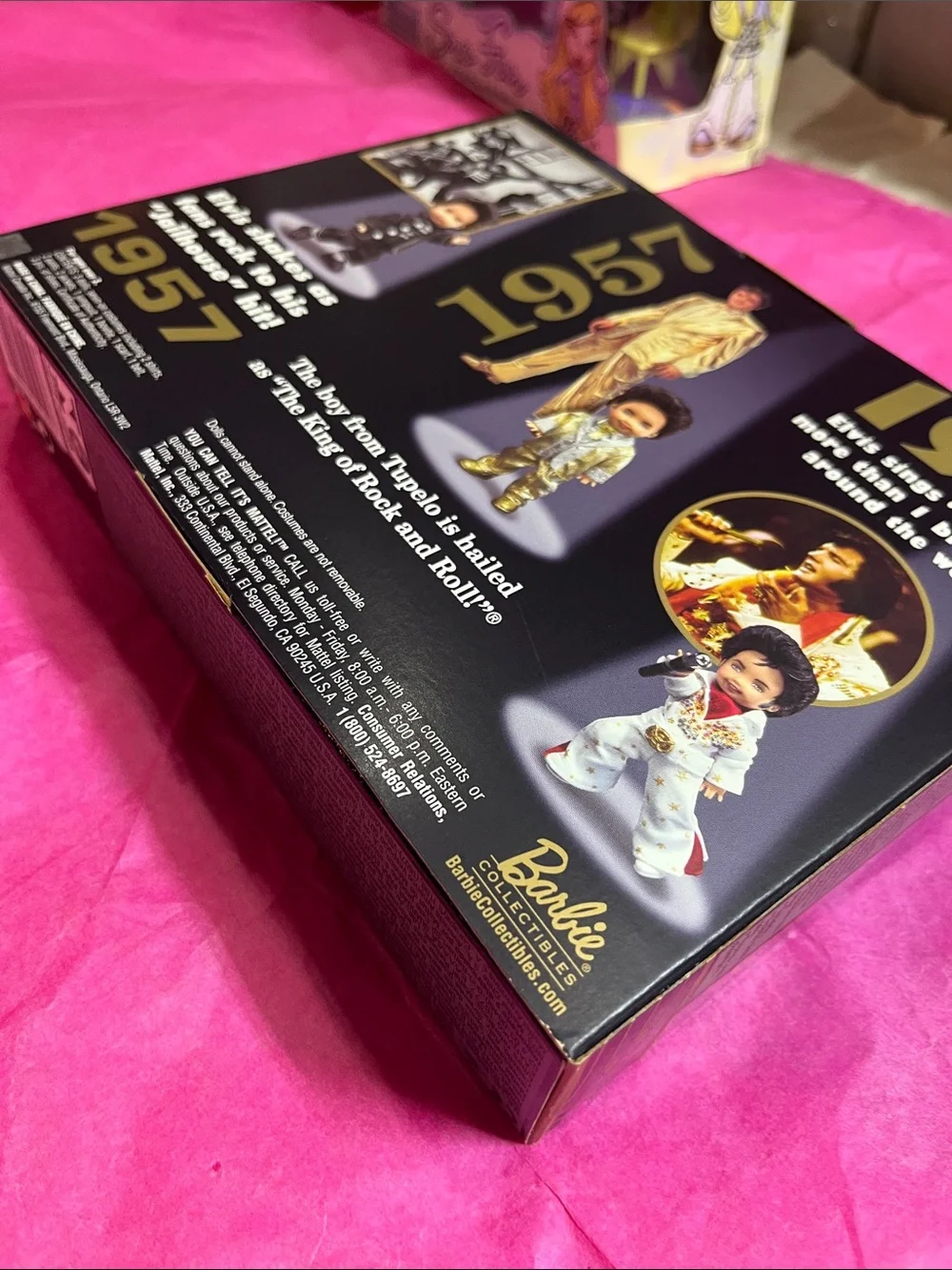 Mattel Barbie Collectibles Tommy Elvis 3-Piece Doll Set - Gold, White, Black